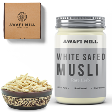 Awafi Mill Safed Musli Raw White Indian Spider plant 100gm